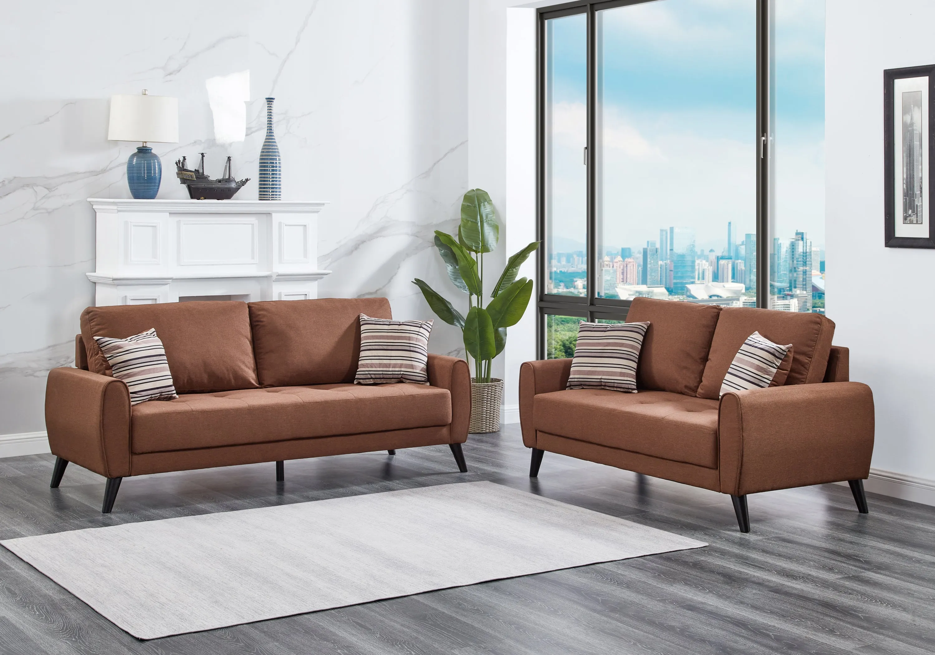 U2602 SOFA AND LOVESEAT