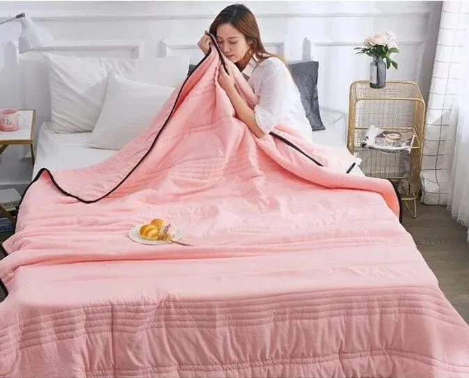 Versatile All-Season Quilt - Cool Summer, Spring, Autumn, Winter | Anti-Allergic AC Blanket | Comforter | Dohar