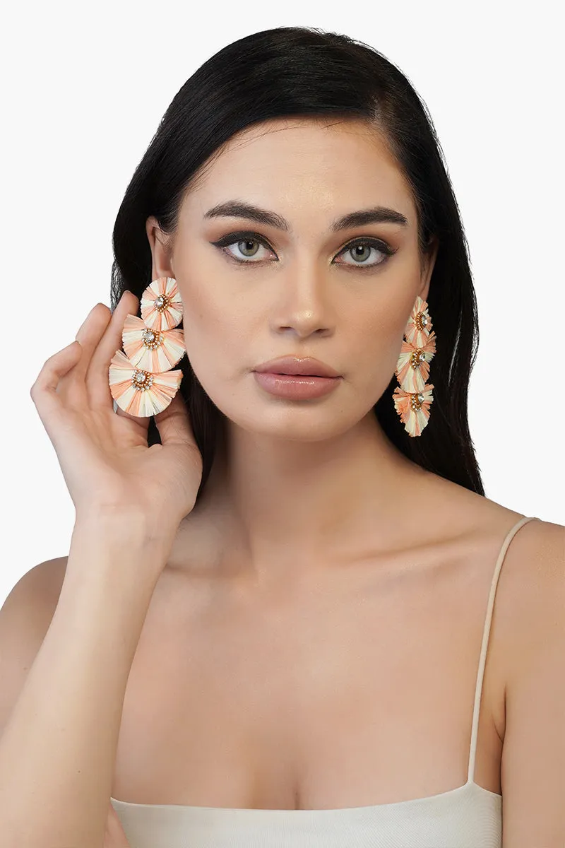 Wild Nights Raffia Earrings